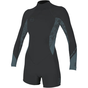 O'Neill O'Neill Dames Bahia 2/1 LS Spring Wetsuit Steel Shade