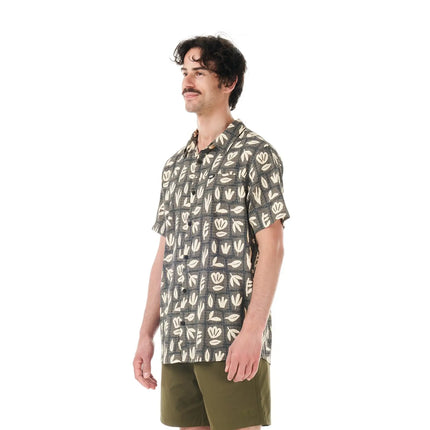 Picture Organic Clothing Picture Heren Klivox Printed Shirt Cedar Leaf