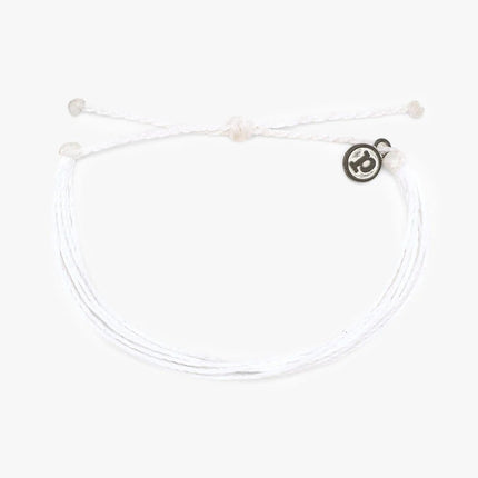 Pura Vida Pura Vida Bright Solid Bracelet White