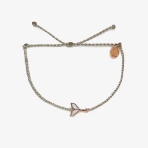 Pura Vida Pura Vida Mermaid Fin Charm Bracelet Rose Gold