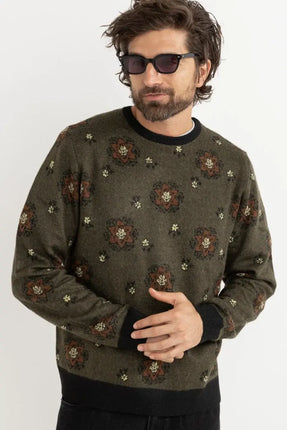 Rhythm Rhythm Heren Doyle Knit Sweater Olive