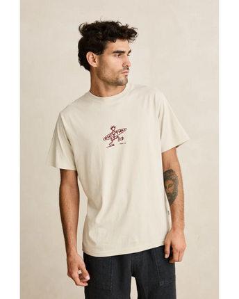 Rhythm Rhythm Heren Drifter T-Shirt Moonrock