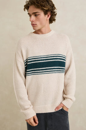 Rhythm Rhythm Heren Strata Knit Sweater Natural