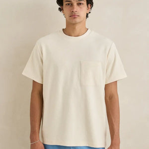 Rhythm Rhythm Heren Vintage Terry Tee Natural