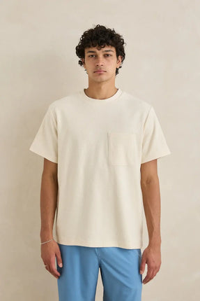 Rhythm Rhythm Heren Vintage Terry Tee Natural