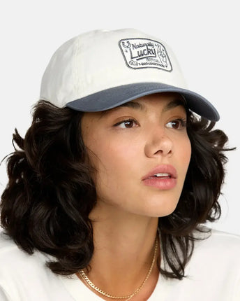 RVCA RVCA Naturally Lucky Dad Hat Stone Blue