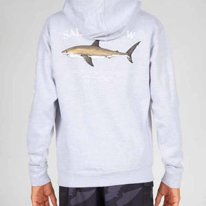 Salty Crew Salty Crew Boys Bruce Hood Fleece Grey Heather