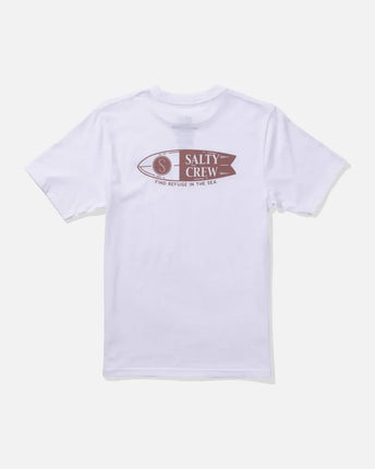 Salty Crew Salty Crew Boys Shaper S/S Tee White