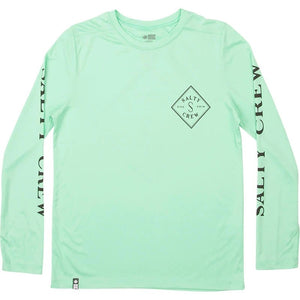 Salty Crew Salty Crew Boys Tippet L/S Sunshirt Sea Foam