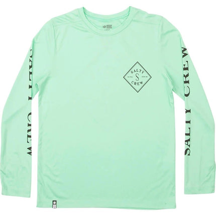 Salty Crew Salty Crew Boys Tippet L/S Sunshirt Sea Foam