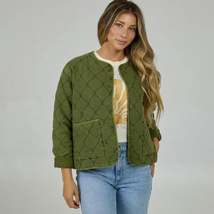 Salty Crew Salty Crew Dames Camp Jacket Fern