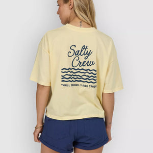 Salty Crew Salty Crew Dames Salty Skimmer Tee Sunshine