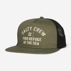 Salty Crew Salty Crew Good Times Trucker Cap Olive