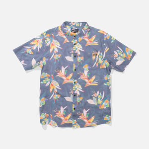 Salty Crew Salty Crew Heren Crew S/S Button Up Shirt Dark Shadow