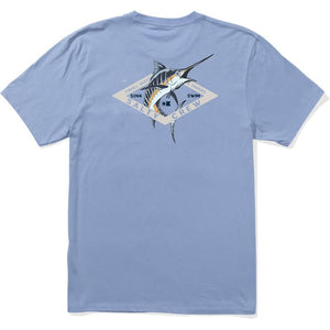 Salty Crew Salty Crew Heren Diamond Marlin S/S Tee Marine Blue