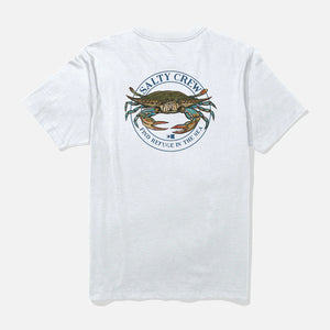 Salty Crew Salty Crew Heren Jimmy S/S Tee White