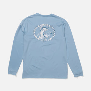 Salty Crew Salty Crew Heren Shootout LS Sunshirt Clear Sky