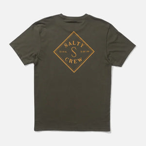 Salty Crew Salty Crew Heren Tippet S/S Tee Dusty Olive
