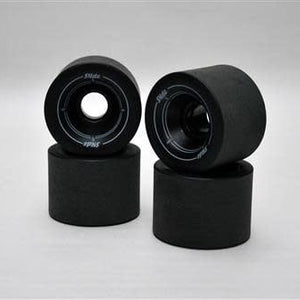 Slide Surf Skateboards Slide Surf Skate 70mm Wheel Set 78A Black (pack Of 4 Wheels)