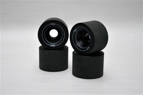 Slide Surf Skateboards Slide Surf Skate 70mm Wheel Set 78A Black (pack Of 4 Wheels)