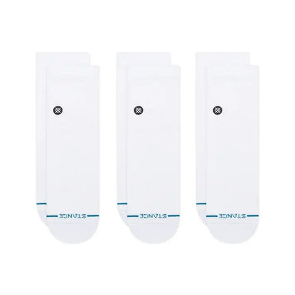 Stance Stance Icon Quarter Socks 3 Pack White