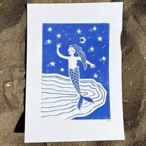 Studio Els Studio Els Zeemeermin Print A4