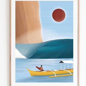 StudioTrev Trevor Humphres Asia Surf Poster