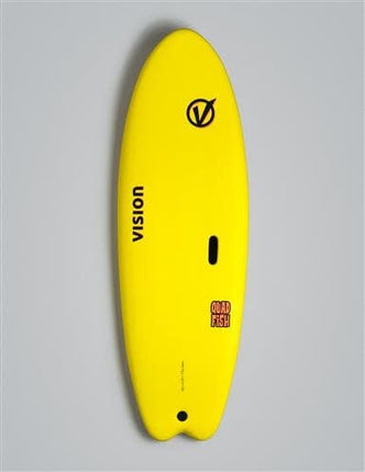 Vision Vision 5'6" Quad Fish Yellow
