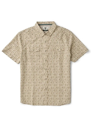 Vissla Vissla Heren Out West SS Shirt Sand