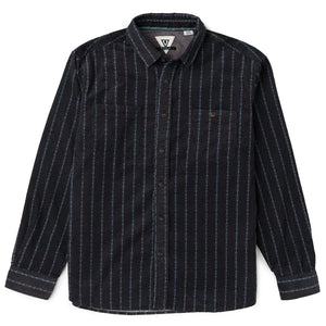 Vissla Vissla Heren Rails Cord Printed Eco LS Shirt Phantom