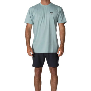 Vissla Vissla Heren Twisted Eco Short Sleeve Lycra Sea Green Heather