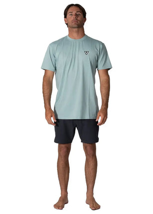 Vissla Vissla Heren Twisted Eco Short Sleeve Lycra Sea Green Heather