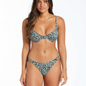 Volcom Volcom Dames Just Spotted Uwire Bikini Top Aqua