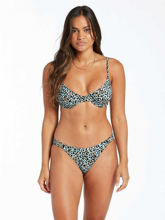 Volcom Volcom Dames Just Spotted Uwire Bikini Top Aqua