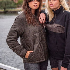 Volcom Volcom Dames Puff Off Jacket Espresso