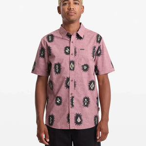 Volcom Volcom Heren Markerstone SS Shirt Stone Rose