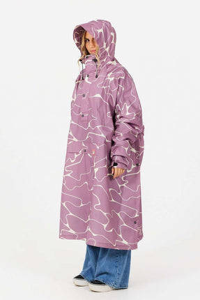 After Essentials After Essentials Rain Poncho Dusty Rose
