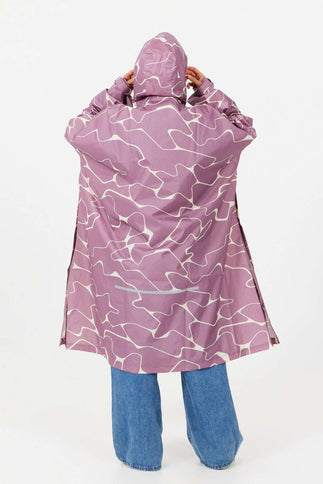 After Essentials After Essentials Rain Poncho Dusty Rose