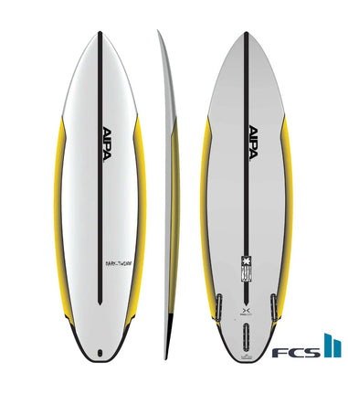 AIPA Surfboards Aipa Dark Twinn - Dual Core - FCS II - 3 Fin 5'9