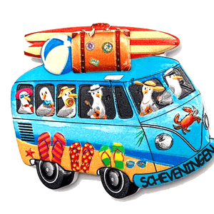 Aloha Beachclub, Surfschool & Surfshop Scheveningen Magneet Busje Meeuwen