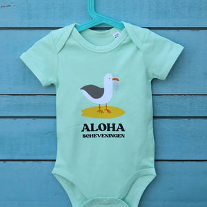 Aloha Label Aloha Baby Romper Catch Of The Day Mint Green