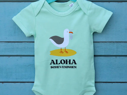 Aloha Label Aloha Baby Romper Catch Of The Day Mint Green