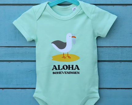 Aloha Label Aloha Baby Romper Catch Of The Day Mint Green