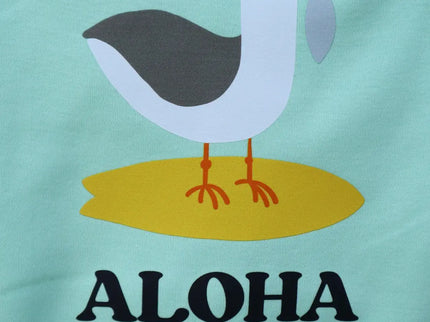 Aloha Label Aloha Baby Romper Catch Of The Day Mint Green
