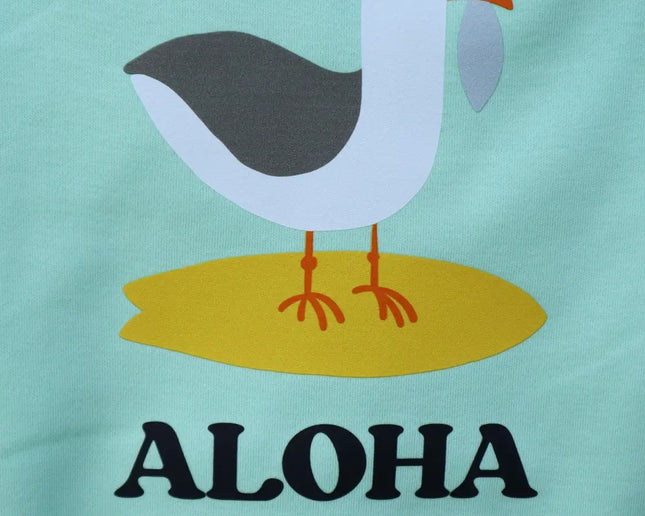 Aloha Label Aloha Baby Romper Catch Of The Day Mint Green
