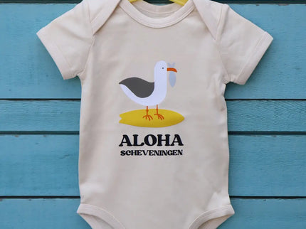 Aloha Label Aloha Baby Romper Catch Of The Day Natural