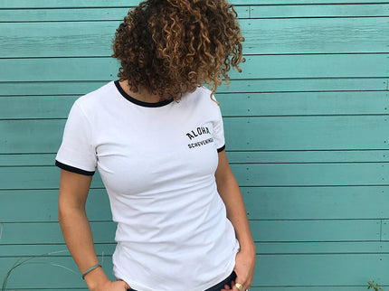 Aloha Label Aloha Dames Tiki T-Shirt Wit