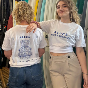 Aloha Label Aloha Delfts Blauw Tiki T-shirt