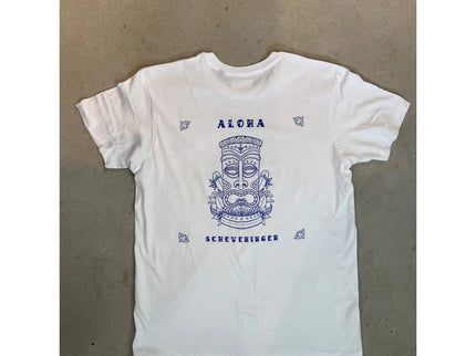 Aloha Label Aloha Delfts Blauw Tiki T-shirt