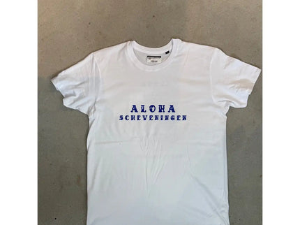 Aloha Label Aloha Delfts Blauw Tiki T-shirt